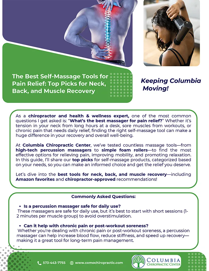 Chiropractic Columbia MO Self Massage Tools